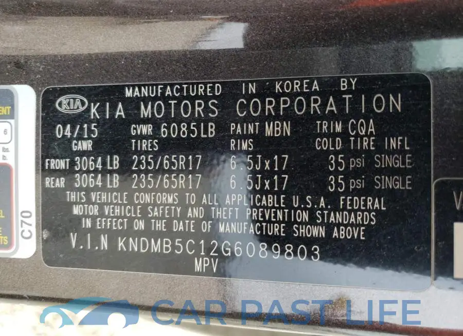 KNDMB5C12G6089803# 14