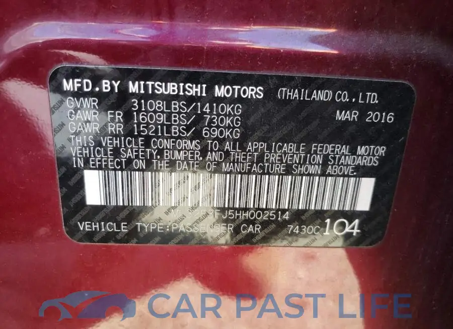 ML32F3FJ5HH002514# 10