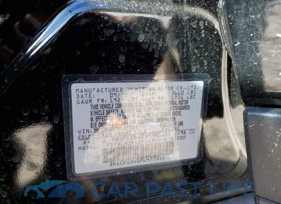 3N1CP5BV1PL477311# 12