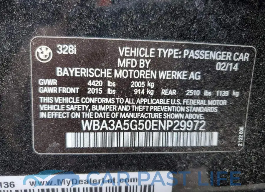 WBA3A5G50ENP29972# 13