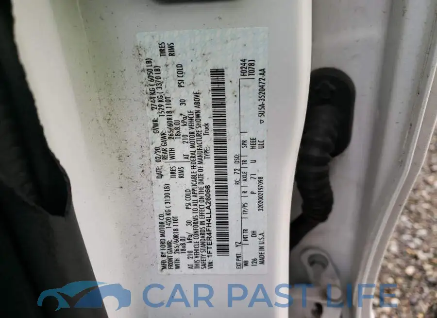 1FTER4FH4LLA26068# 12