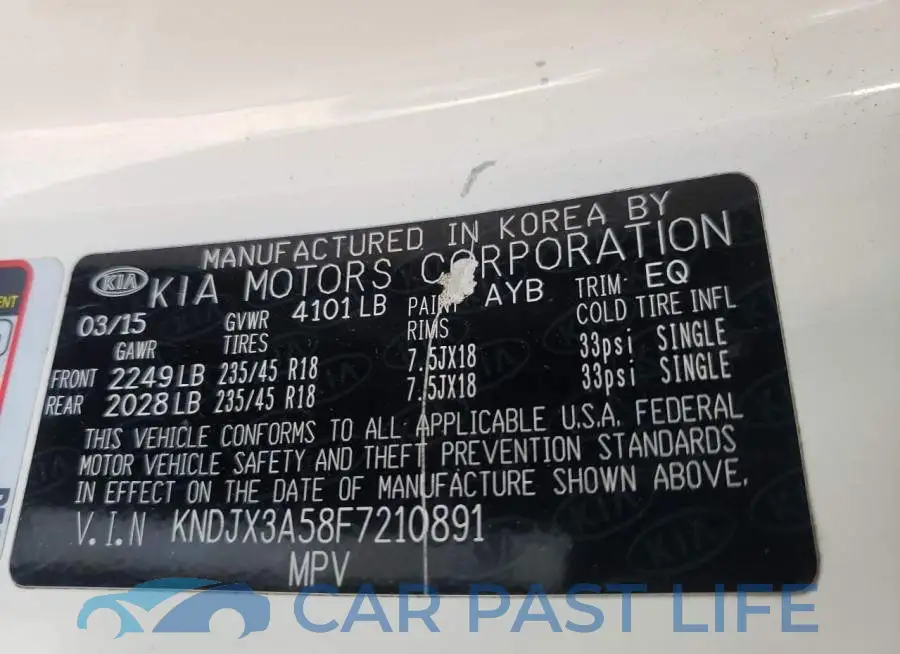 KNDJX3A58F7210891# 10