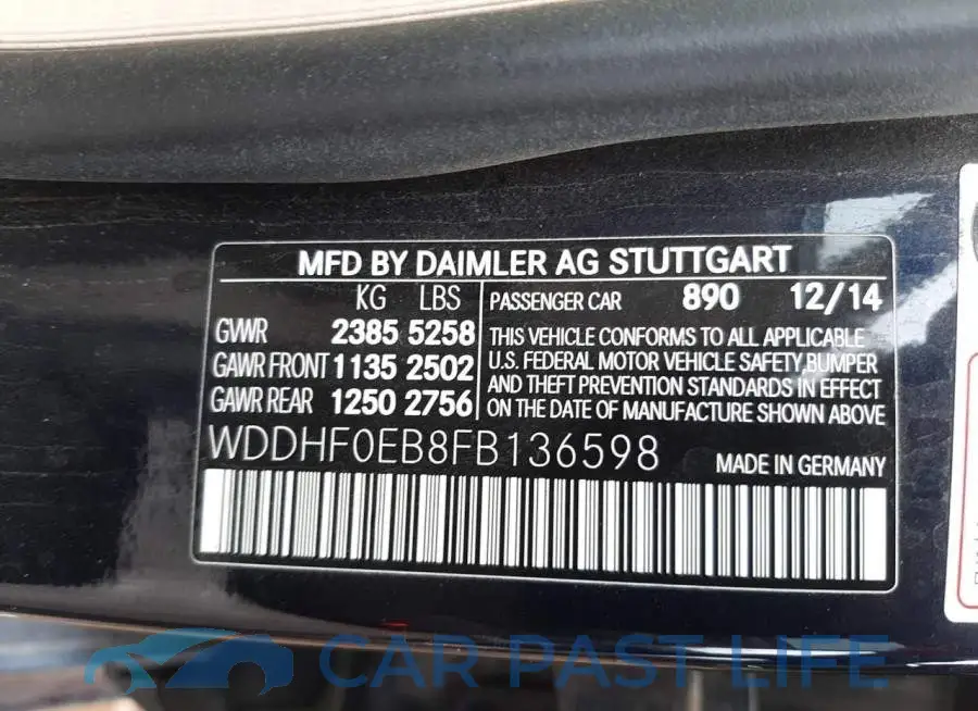WDDHF0EB8FB136598# 13