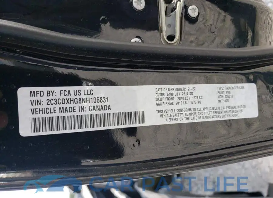 2C3CDXHG8NH106831# 10