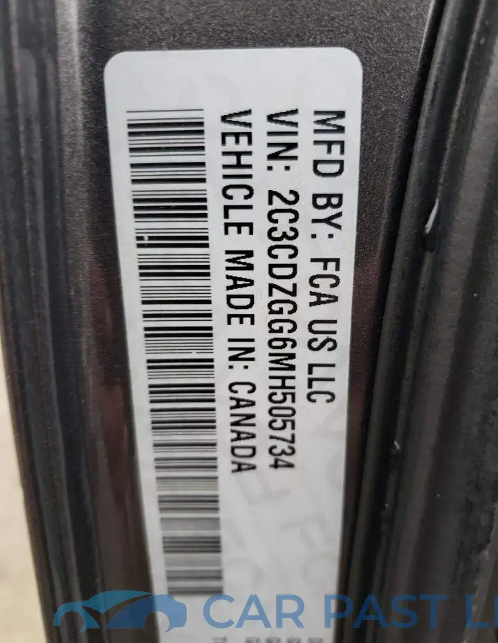 2C3CDZGG6MH505734# 12