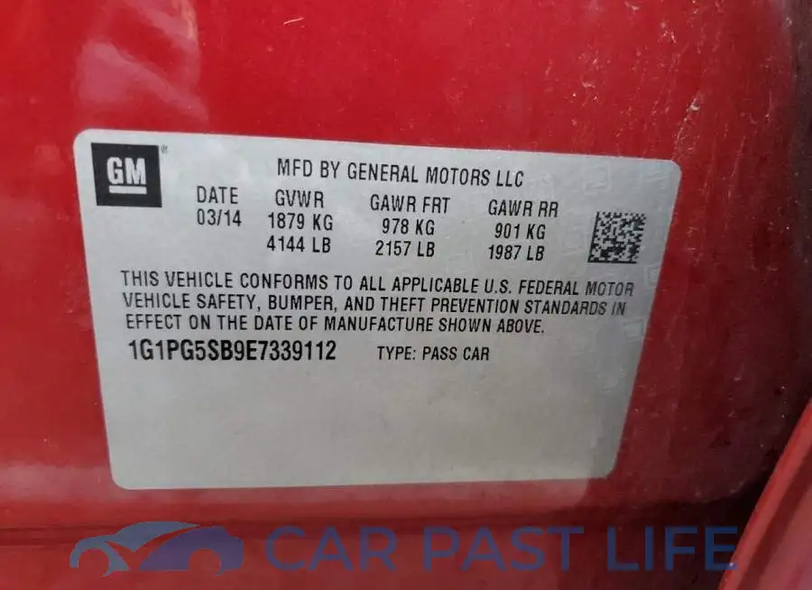 1G1PG5SB9E7339112# 10