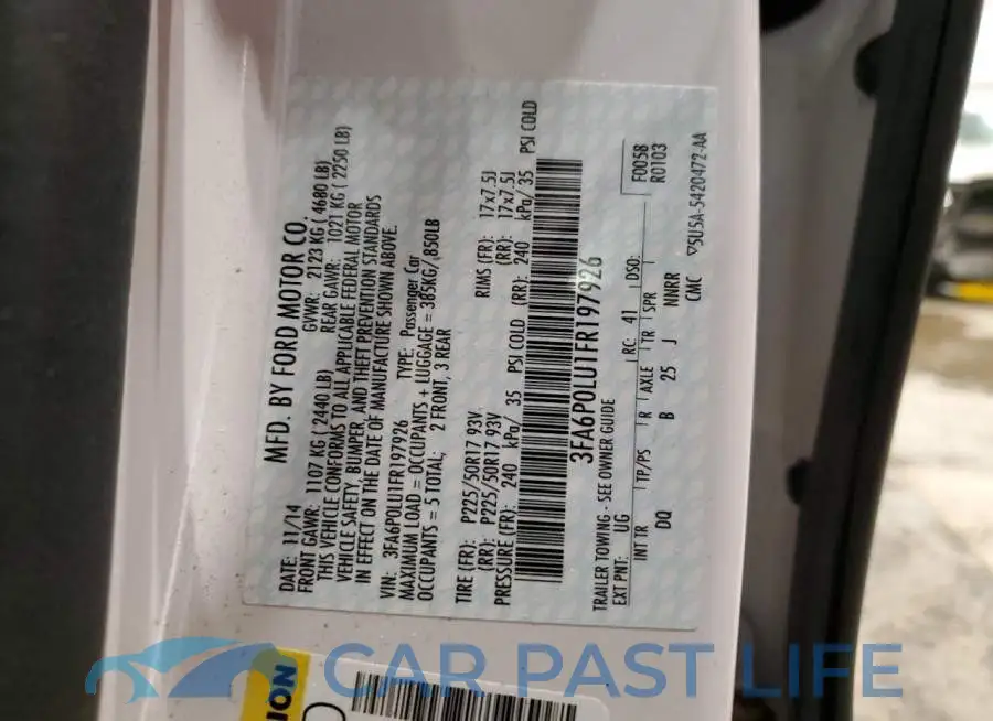 3FA6P0LU1FR197926# 12