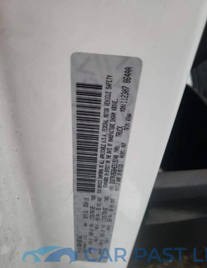 3C6TRVBG6HE519140# 13