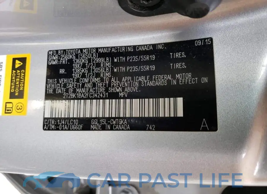 2T2BK1BA2FC342431# 13