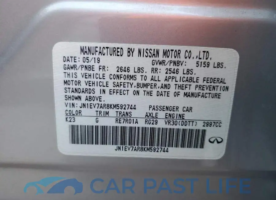 JN1EV7AR8KM592744# 12