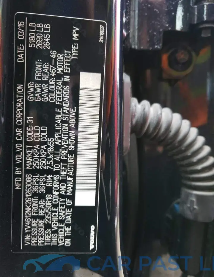 YV4612NK2G1263086# 13