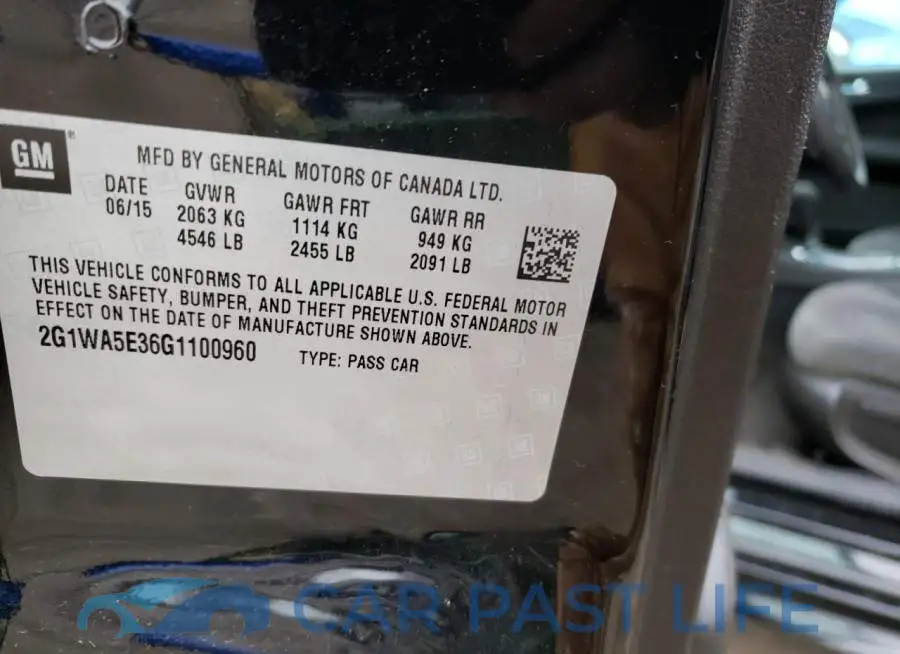 2G1WA5E36G1100960# 13