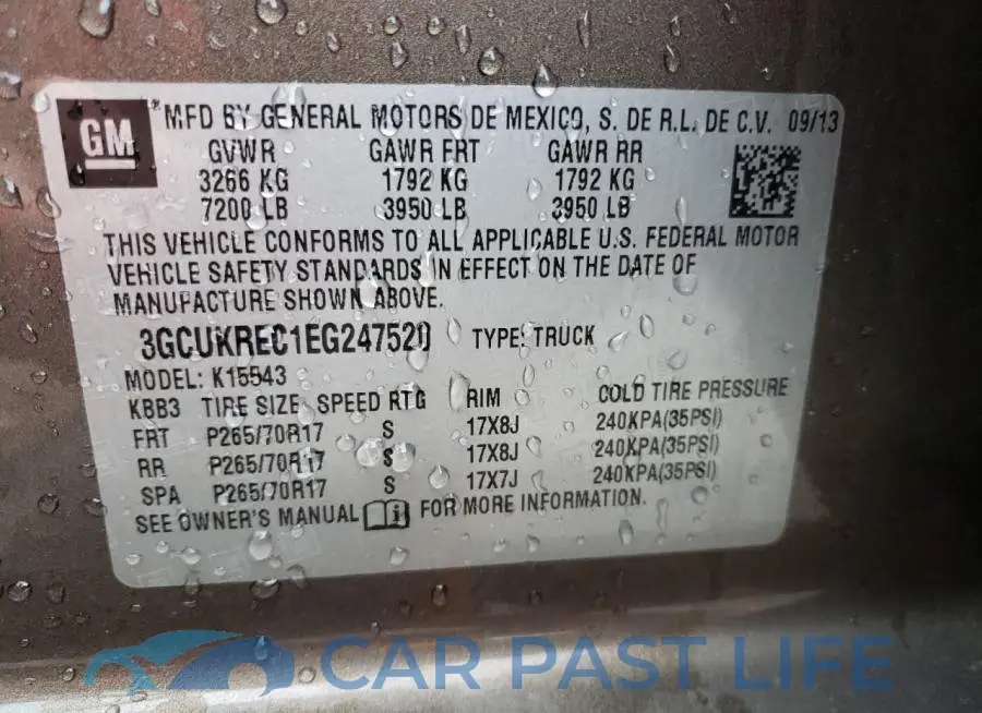 3GCUKREC1EG247520# 13