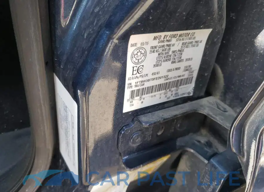 1FT8W3BT5FED01322# 13