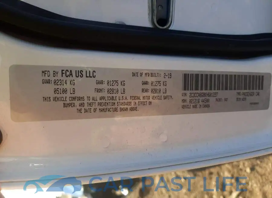 2C3CCABG8KH601227# 12