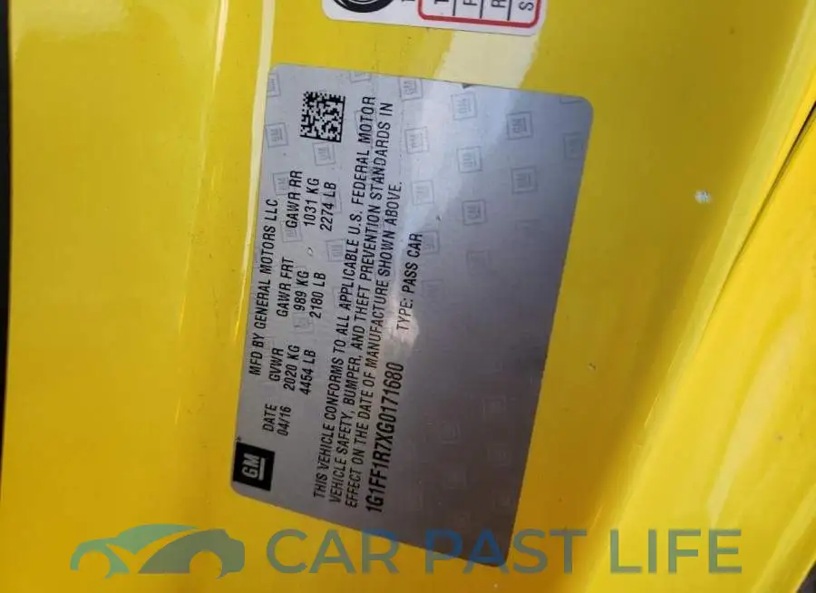 1G1FF1R7XG0171680# 12