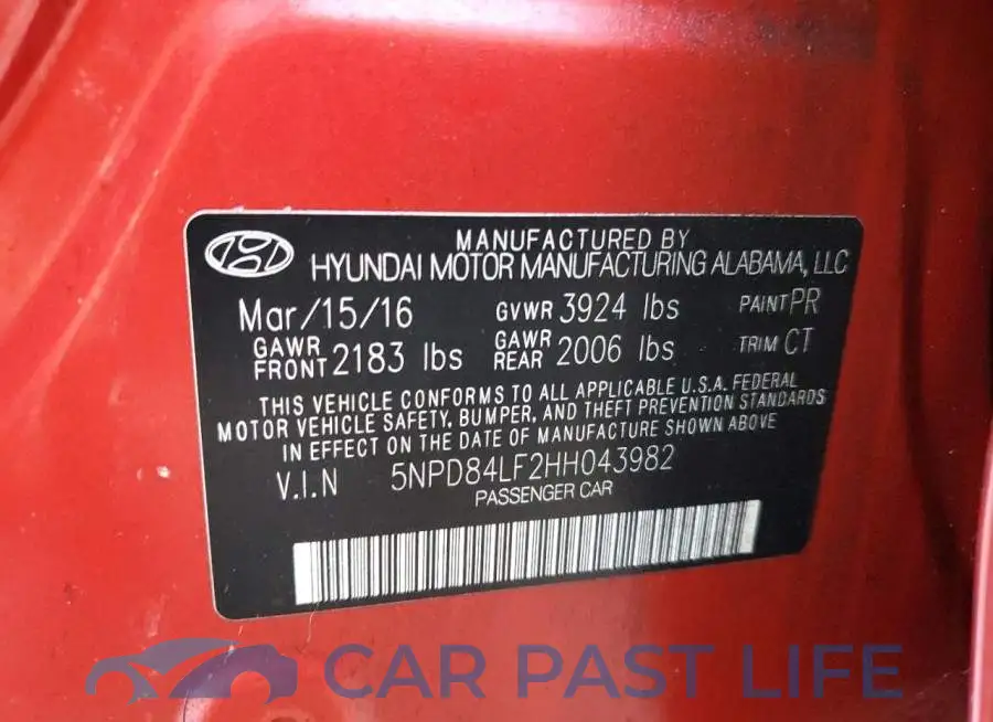 5NPD84LF2HH043982# 12