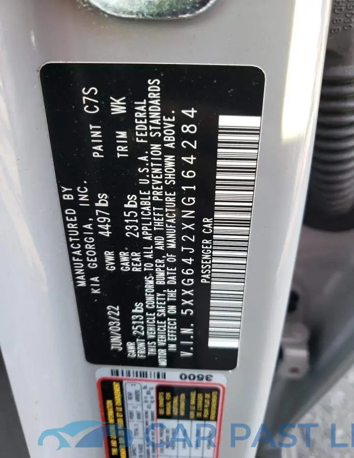 5XXG64J2XNG164284# 12