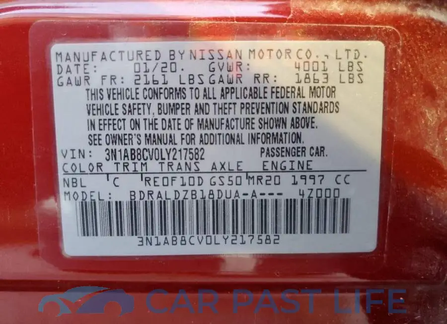 3N1AB8CV0LY217582# 12