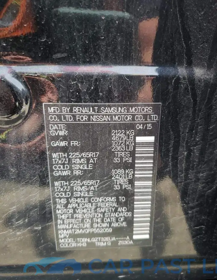 KNMAT2MV0FP552059# 10