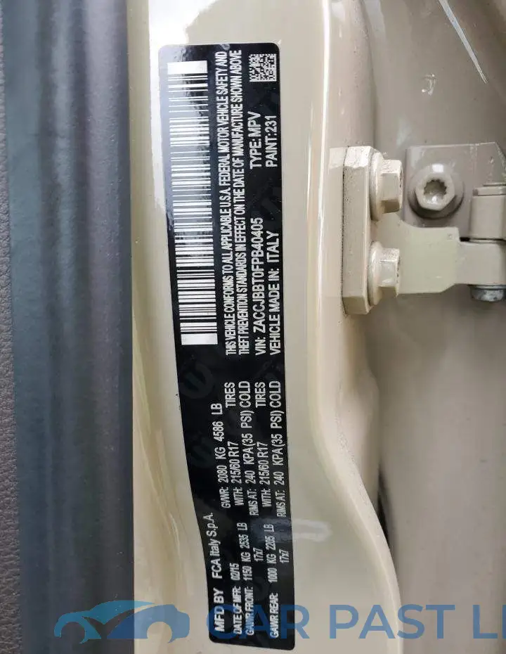 ZACCJBBT0FPB40405# 13