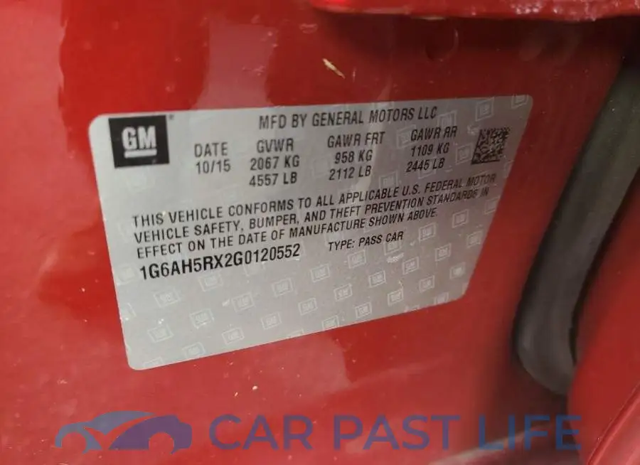 1G6AH5RX2G0120552# 12