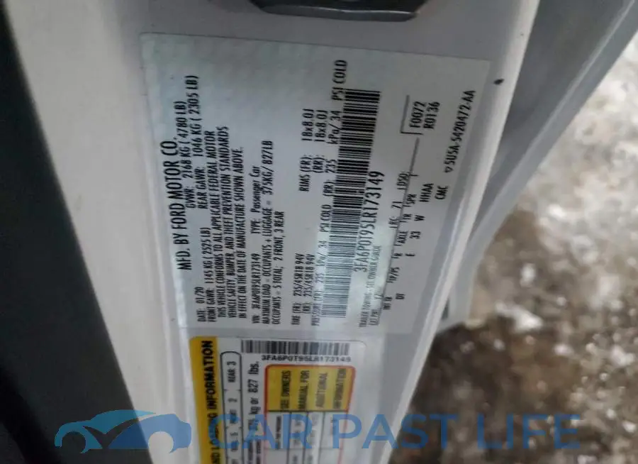 3FA6P0T95LR173149# 13