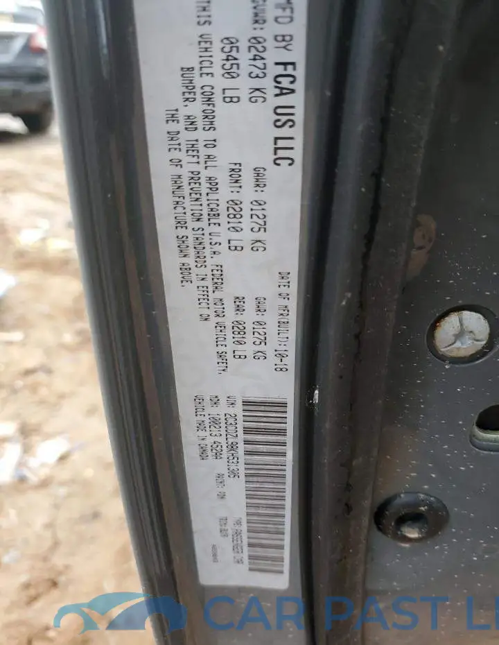 2C3CDZL98KH531305# 12
