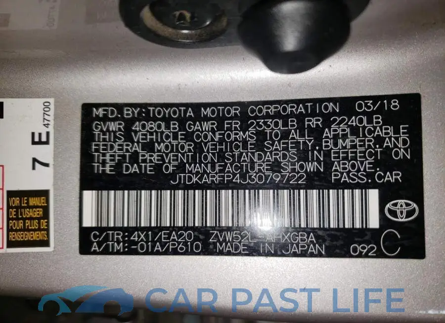 JTDKARFP4J3079722# 12