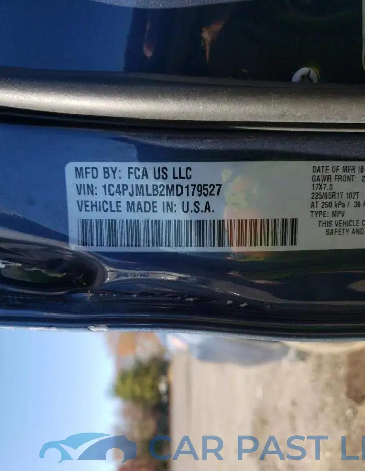 1C4PJMLB2MD179527# 13