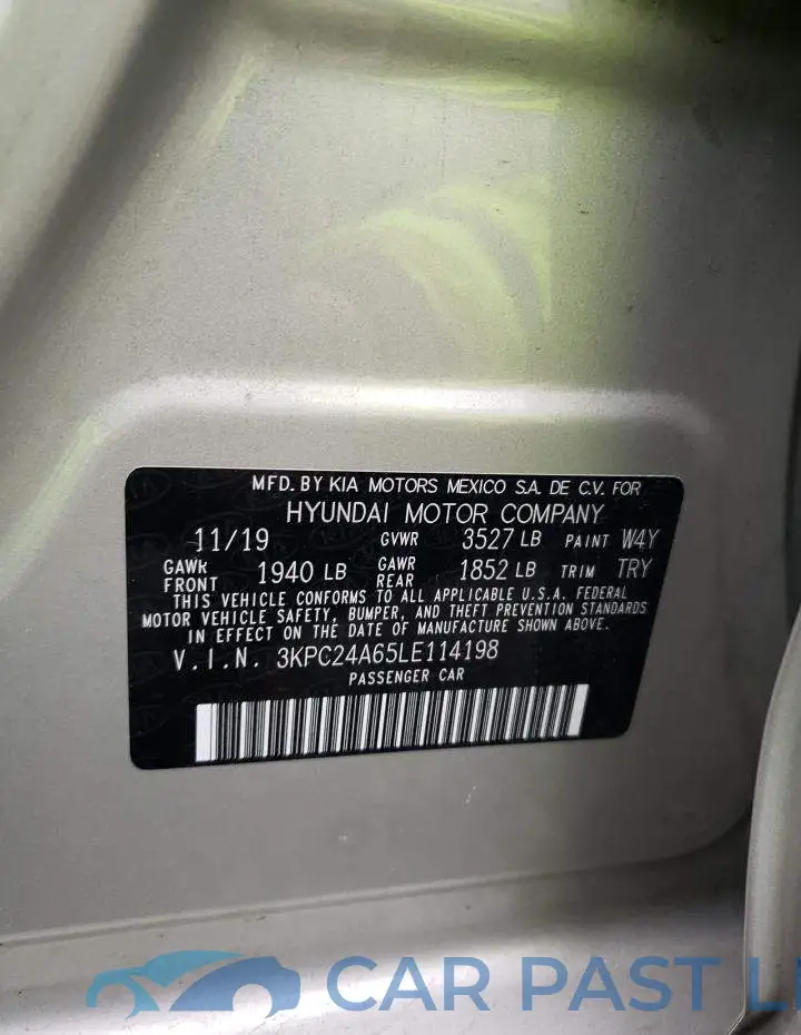 3KPC24A65LE114198# 12