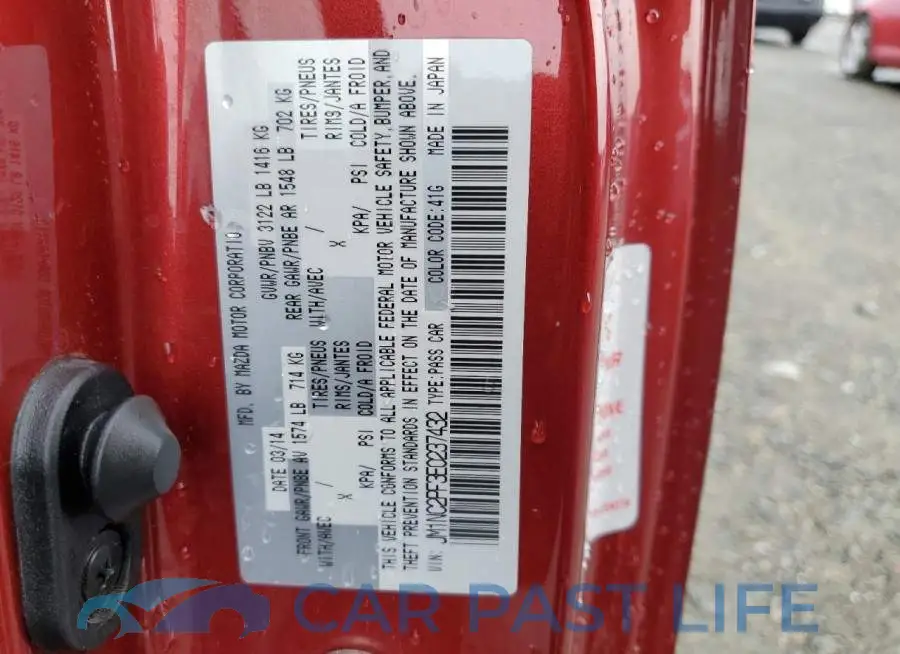 JM1NC2PF3E0237432# 12