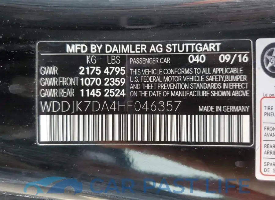 WDDJK7DA4HF046357# 12