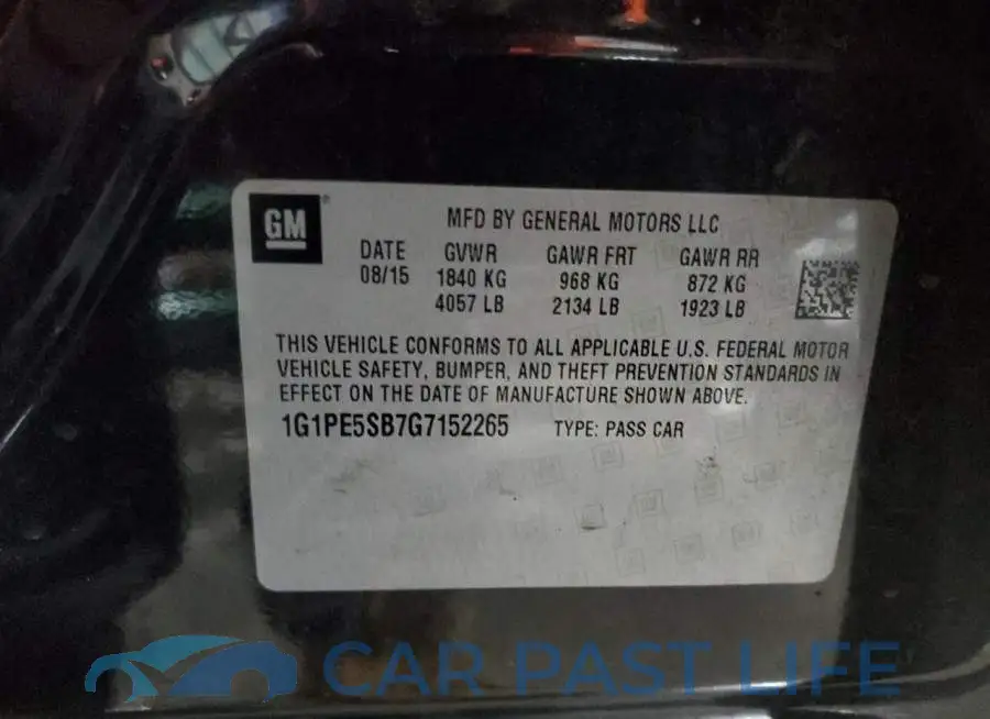 1G1PE5SB7G7152265# 10