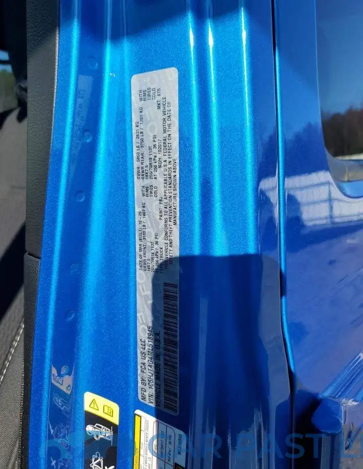 1C6HJTAG4ML518945# 12