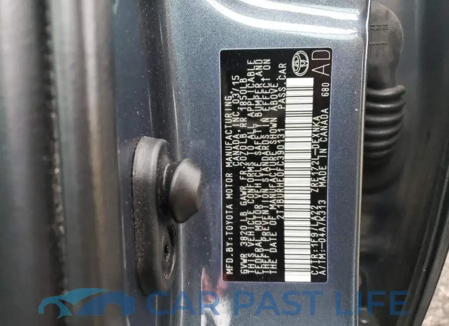 2T1BURHE0FC390131# 12