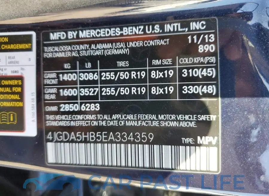 4JGDA5HB5EA334359# 10