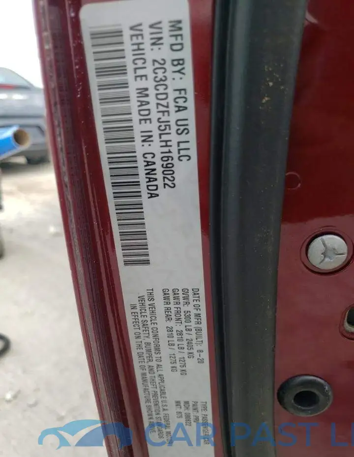 2C3CDZFJ5LH169022# 10