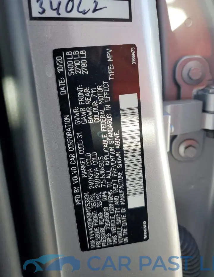 YV4A22RK8M1753934# 13