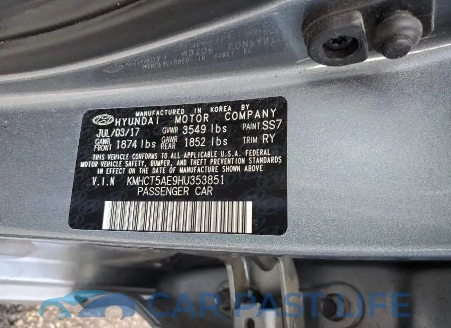 KMHCT5AE9HU353851# 10