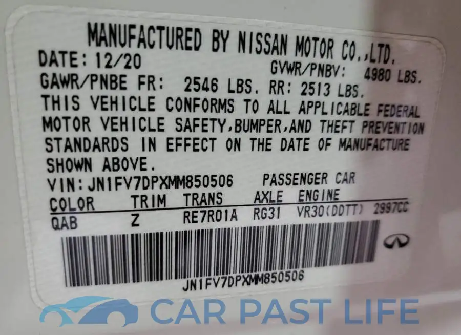 JN1FV7DPXMM850506# 12