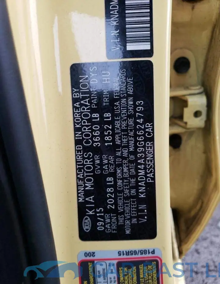 KNADM4A39G6624793# 12