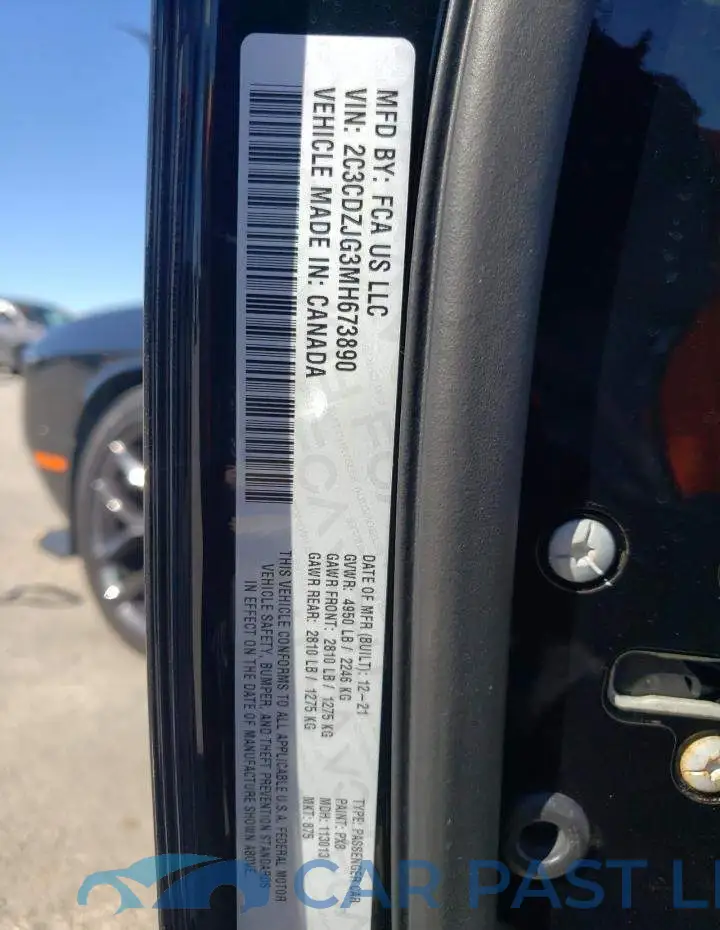 2C3CDZJG3MH673890# 12