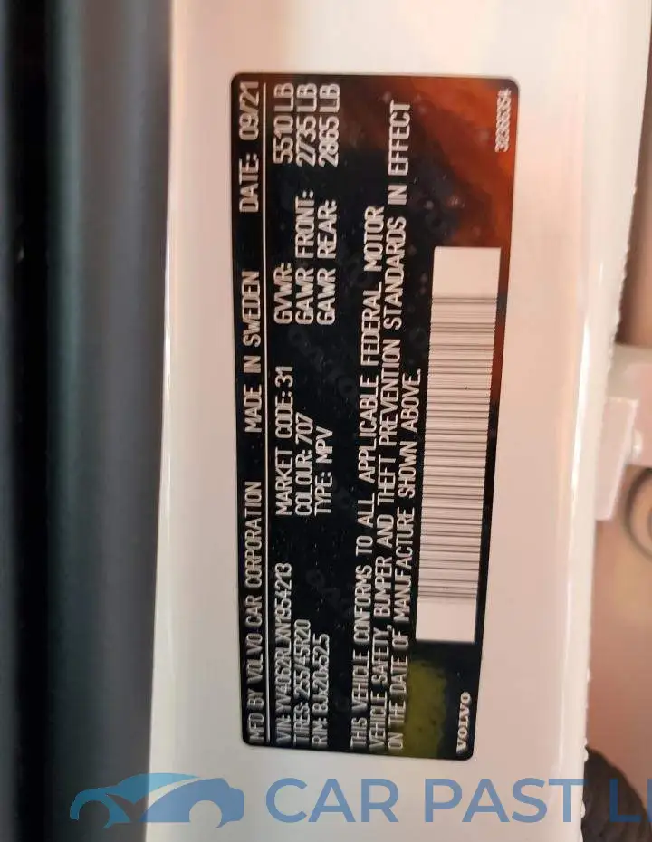 YV4062RLXN1954213# 14