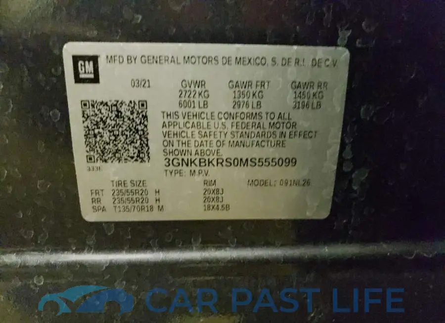 3GNKBKRS0MS555099# 13