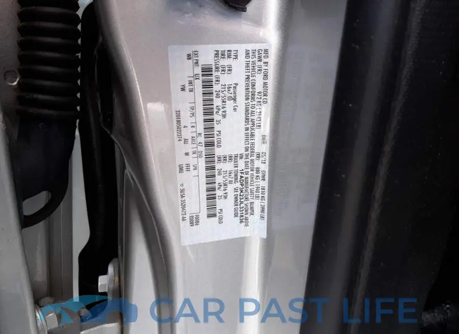 1FADP3K23JL331836# 12