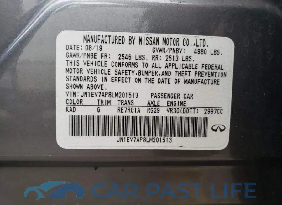 JN1EV7AP8LM201513# 12
