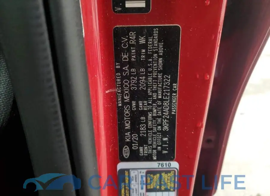 3KPF24AD8LE217322# 13