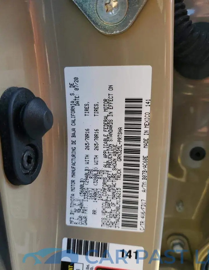 3TMAZ5CN8LM136215# 12