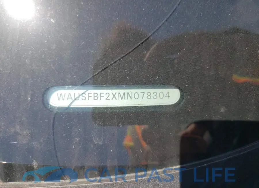WAUSFBF2XMN078304# 10